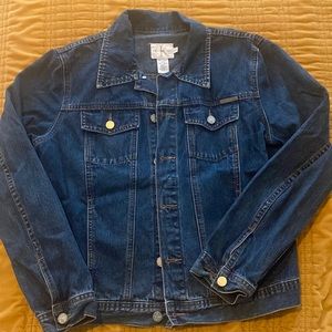 Calvin Klein denim jean jacket large